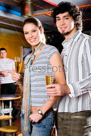 Couple in a bar