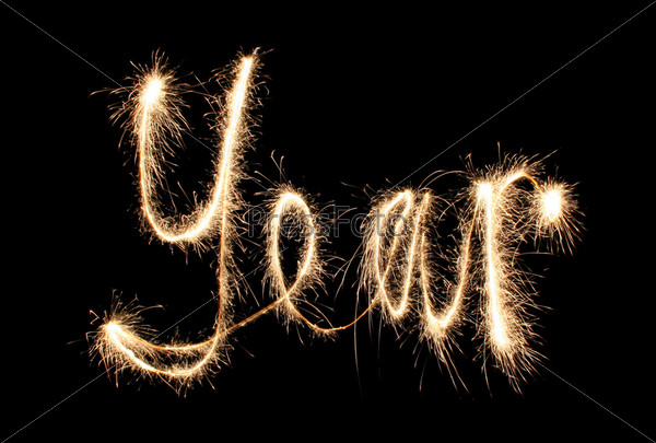 year sparkler (you can see other words in my portfolio)