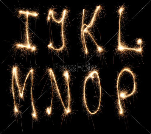 Alphabet sparkler (see other letters in my portfolio)
