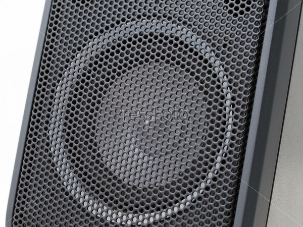 Sound speaker music equipment isolated on white