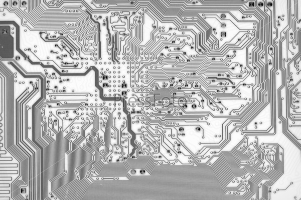 Graphic abstract circuit board background in hi-tech style