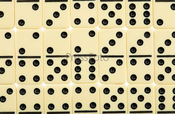 Background from dominoes