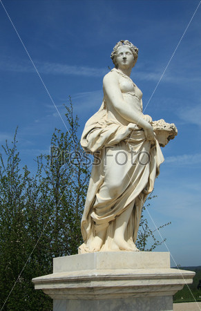 Ancient statue in Versailles garden, France