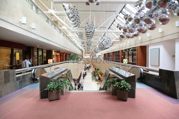 Trade centre interior