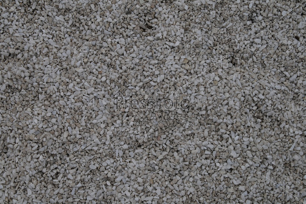 Light grey fine-grained gravel