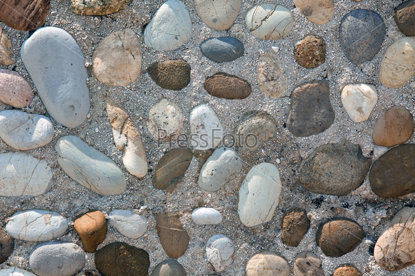 Gray stones wall background