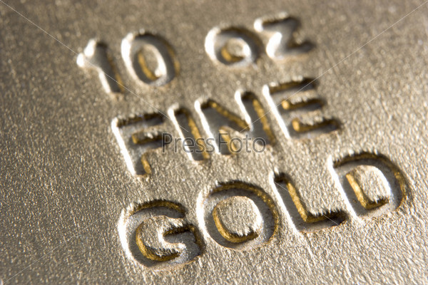 Close-Up Of Gold Bar