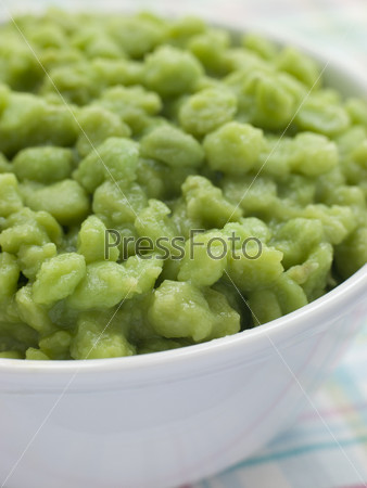 Bowl of Mushy Marrow fat Peas