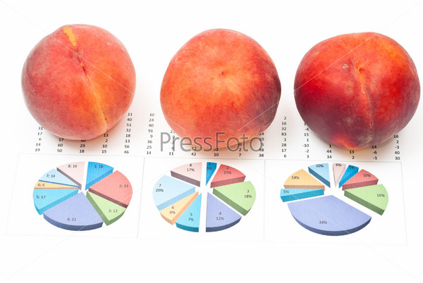 Peaches and business charts