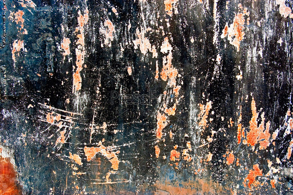 grunge paint on metal background