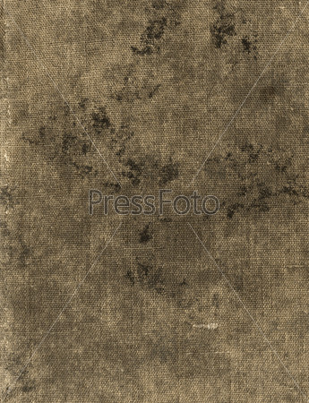 Dirty stained striped textured canvas sacking burlap grunge background, stock photo