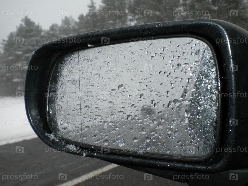 Автомобильное зеркало заднего вида - Stock Image - Everypixel