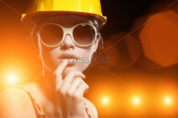 Cool construction worker