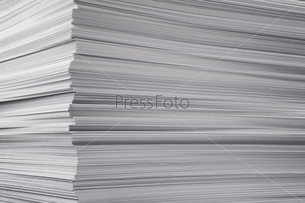 A lot of the pure paper, combined in a greater tower\'s