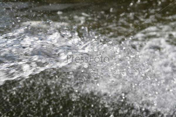 Sparks of water, fresh background, stock photo