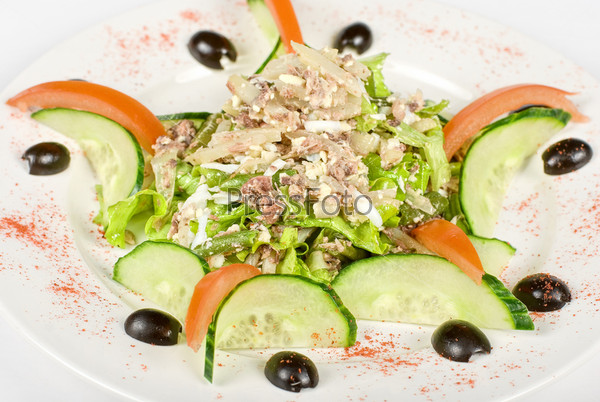 Salad of tuna fish