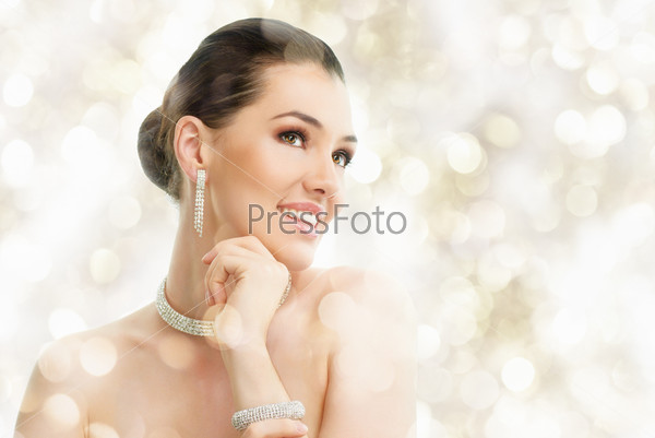 woman with jewelry