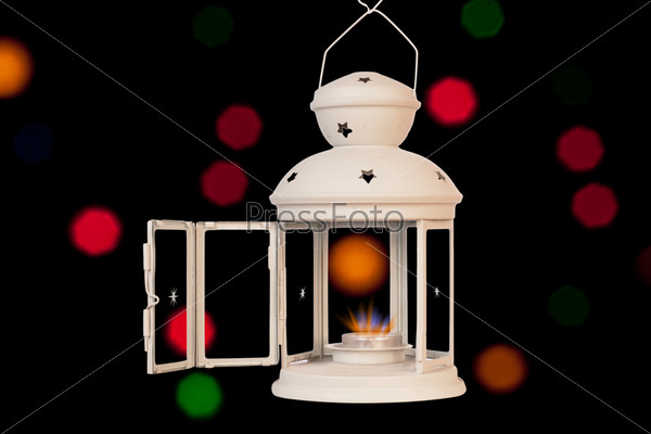 The image of a decorative christmas lamp, stock photo