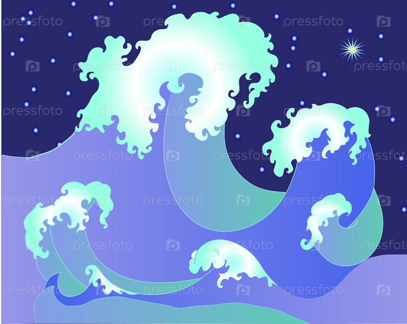 Морская пена рисованная Морская пена рисованная