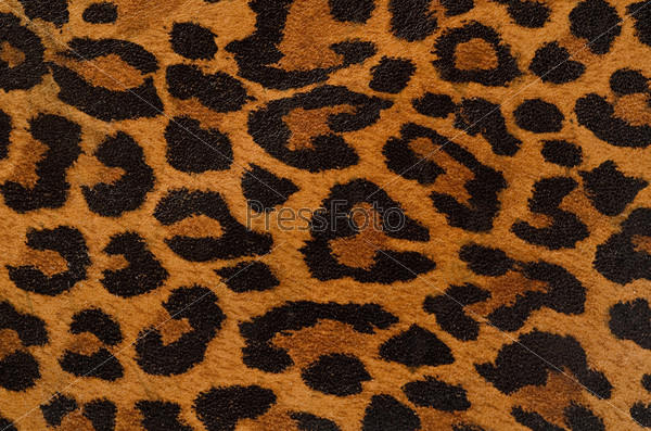 Коричневая бесшовная текстура леопардовой шкуры