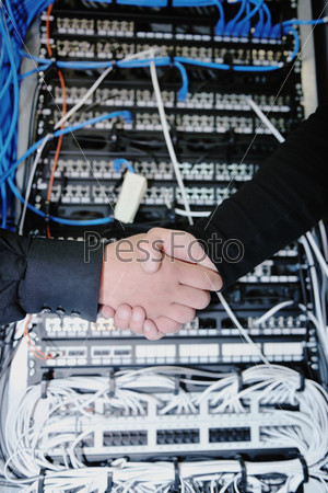 it engineer in network server room