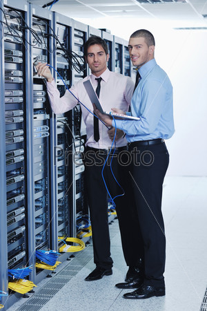 it enineers in network server room