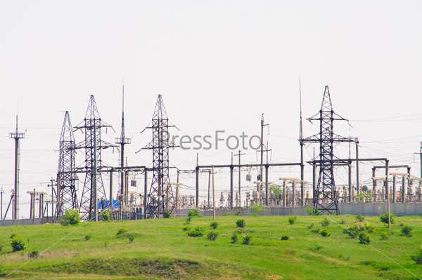 Distribution of electricity sub-station