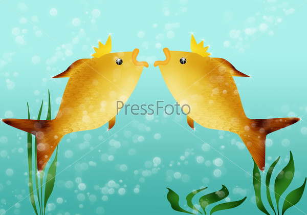 Two Golden Fishes
