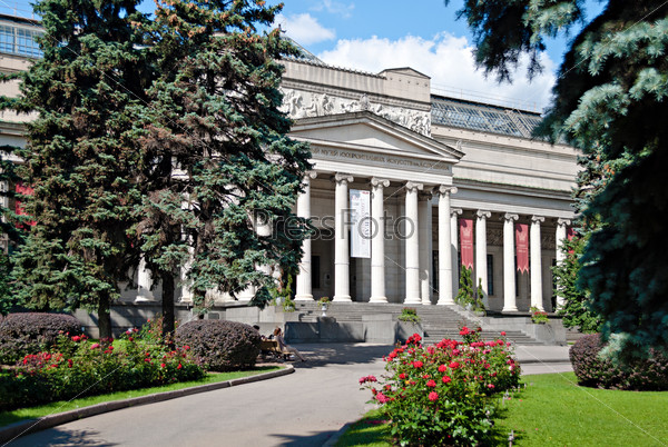 The Pushkin Museum of Fine Arts in Moscow, Russia