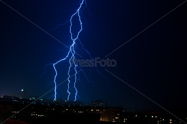 Vertical lightning