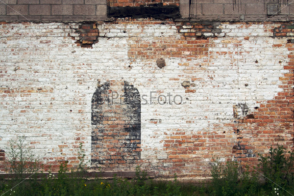 Old Brick Wall & Window from abandoned building.