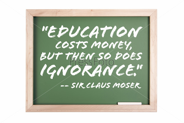 Education Quote Series Chalkboard