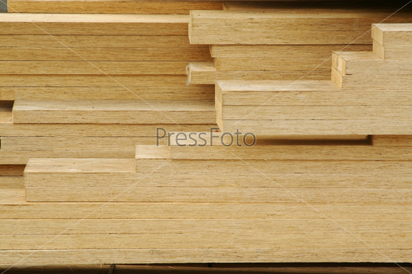 Stack of Construction Wood