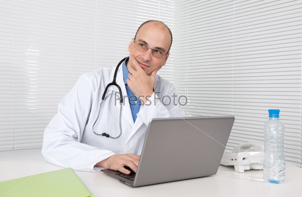 Doctor thinking