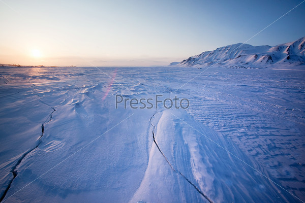 Frozen Ice Landscape