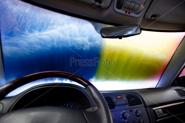 Car Wash Abstract