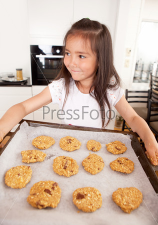 Girl with Cookies