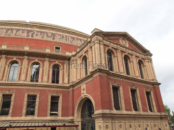 Royal Albert Hall concert room in London UK