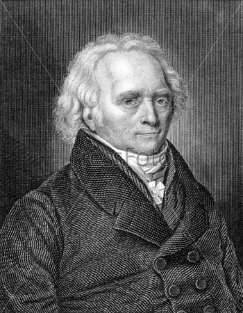 Кристоф Вильгельм Хуфеланд (1762-1836) на гравюре 1859 года. Немецкий врач