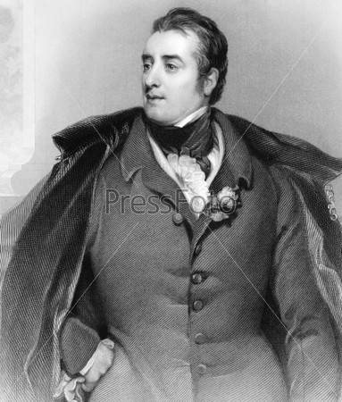 Джордж Уильям Финч-Хаттон, 10 граф Винчилси, 5-й граф Ноттингем, (1791-1858) на гравюре 1839 г. Политик. Гравюра Х.Робинсона с картины Филлипса