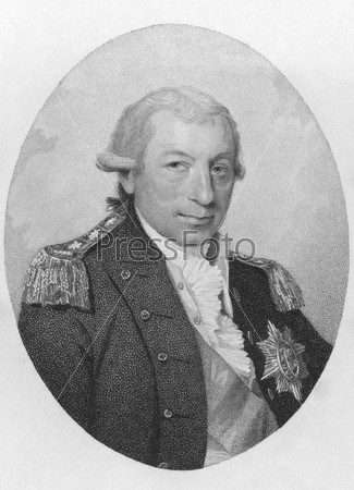 Джон Джервис, 1-й граф Сент Винсент (1735-1823) на гравюре 1800 г. Адмирал Королевского флота. Выгравировано Ридли и опубликовано Банни в Лондоне