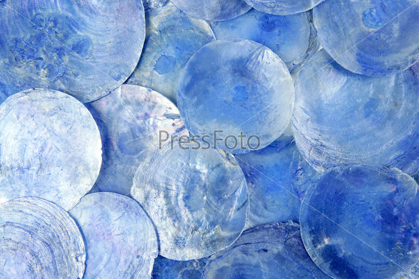 mother of pearl blue round circle pattern texture