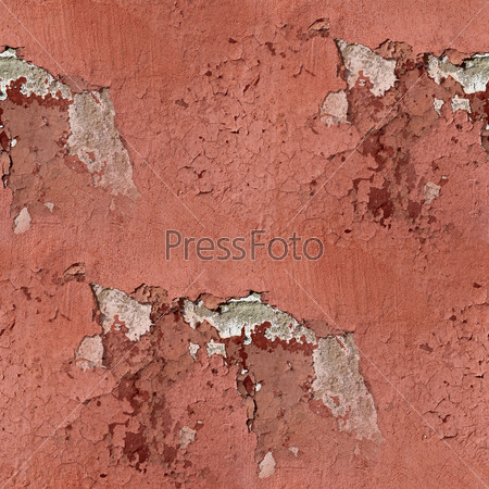red wall plaster cracks paint seamless background texture wallpa