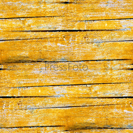 yellow seamless texture of old wood planks