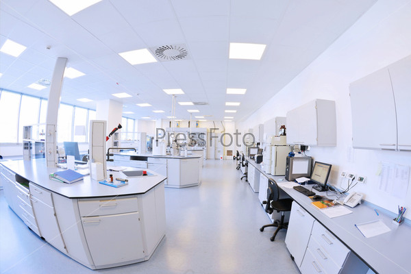 medical and health bright lab laboratory indoor with\
instruments test tubes