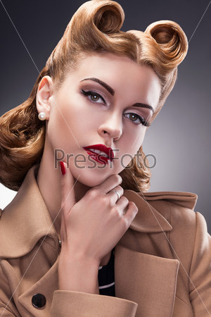 Classy and Trendy Woman in Pin Up Retro Style – Proud Person