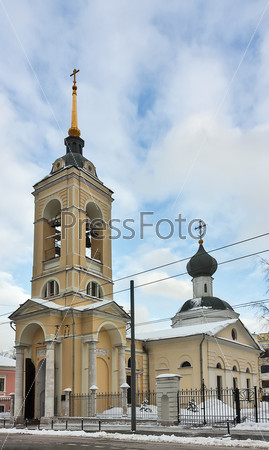 Church of the Dormition of the Theotokos in the Cossacks Quarter  is constructed in 1697 in Moscow