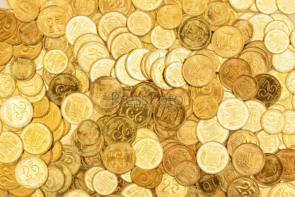 Background of the coins of Ukraine