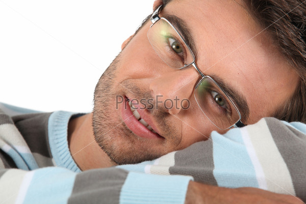 Man wearing glasses