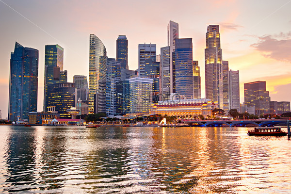 Сингапур на закате